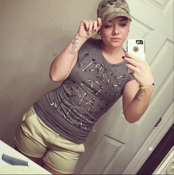 Social Misfits born to raise hell bone sliced tee - Picture 6 of 6